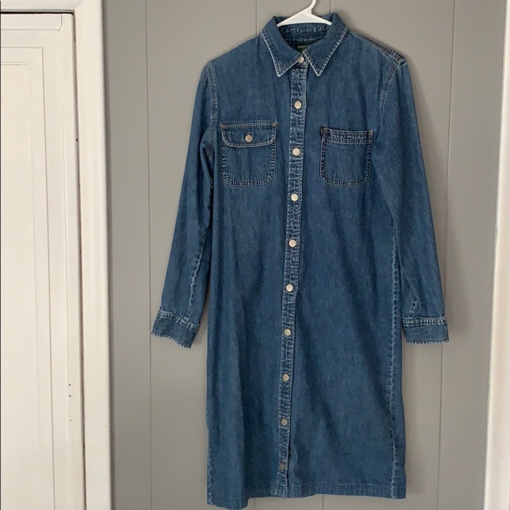 Vintage Ralph Lauren denim dress.